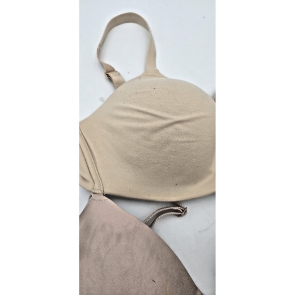 Chantelle & Wacoal Underwire Bras 34D Nude Beige Lined Supportive EUC Lot - Picture 7 of 15